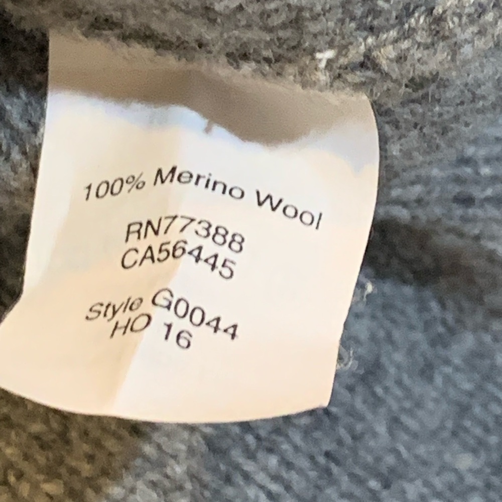 Madewell Lace Up Pullover Grey Sweater Size Small 100% Merino Wool Size M - Picture 6 of 8